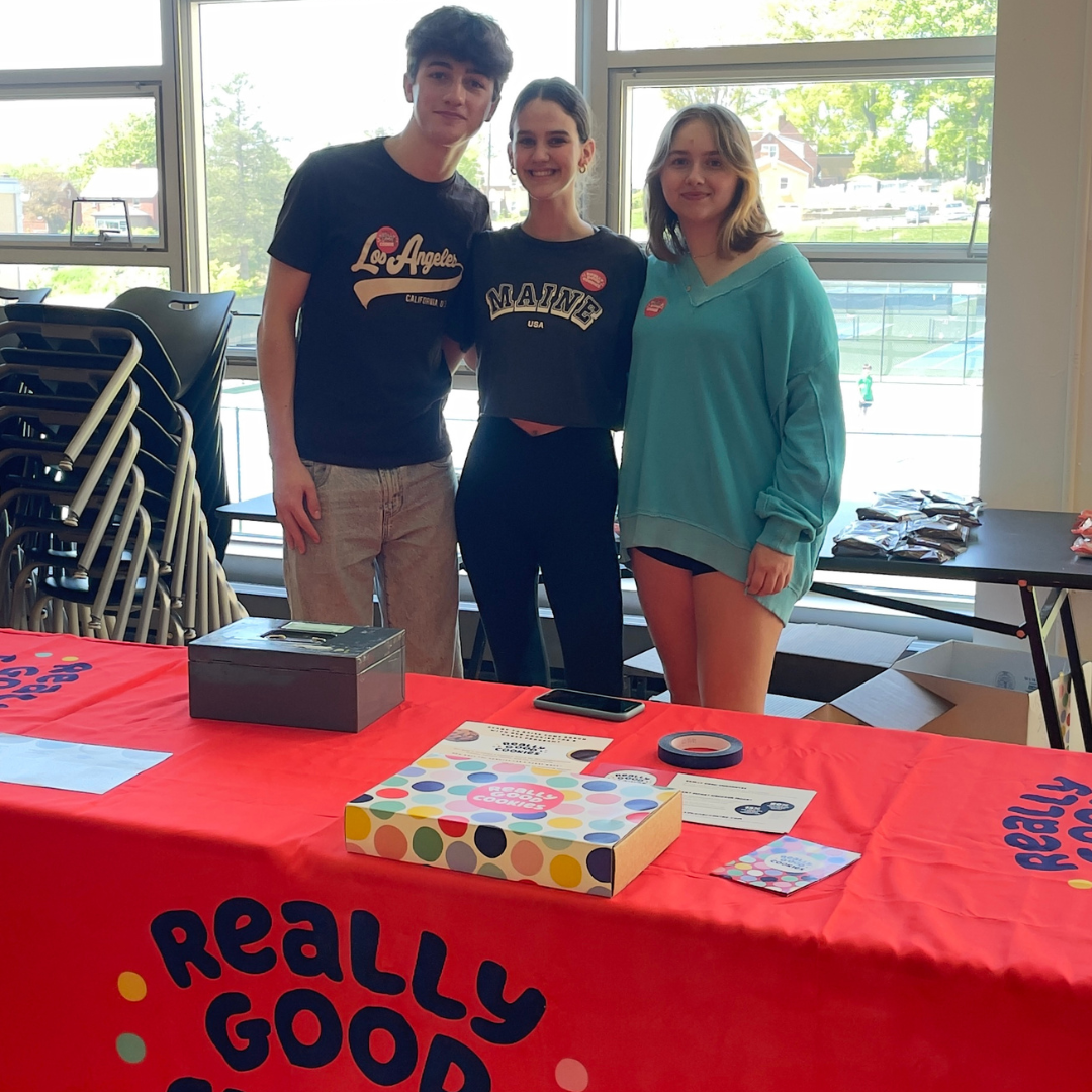 A recent photo of A Really Good Cookies Creative Fundraiser with Highschool Students